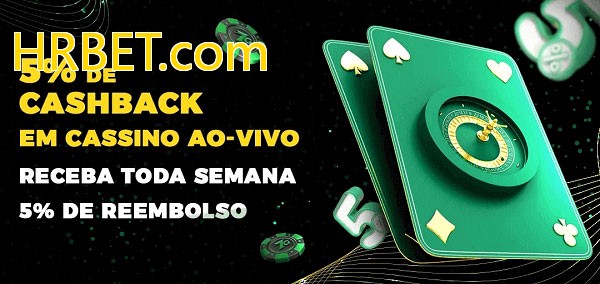 Promoções do cassino ao Vivo HRBET.com